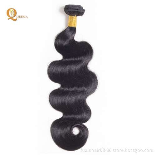Brazilian 3 Bundles Deep Wave Human Hair Piece With Lace Closure And Frontal